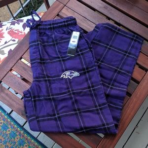 NWT Baltimore Ravens Men's PJ bottoms size large